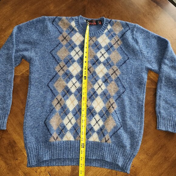 Vintage William John Made in England wool sweater, Men's XLarge - Picture 4 of 5